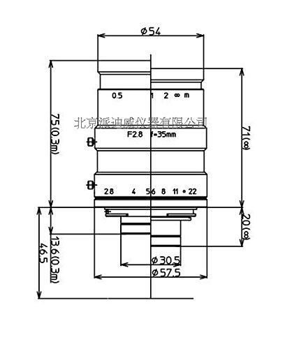LM35LF kowa 鏡頭 物鏡 Nikon F接口專(zhuān)用低畸變鏡頭 顯微鏡物鏡