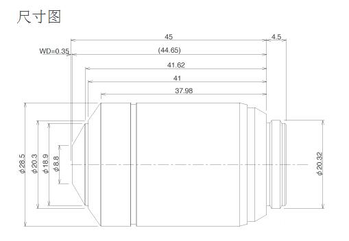奧林巴斯物鏡 MPLAPON 平場復消色差物鏡 物鏡