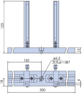 PB401 可調干板架 滑動板 距離調節(jié)價 機械調整架