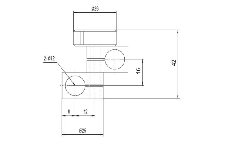 PG03-12交叉桿架，可以將2 根接桿按所需任意角度組合在一起